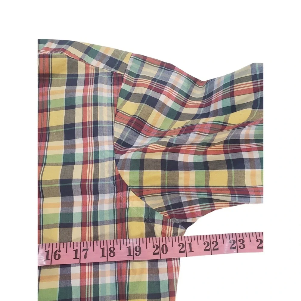 Ralph Lauren Button Up Long Sleeve Shirt Mens Multicolor‎ S Plaid Classic Fit